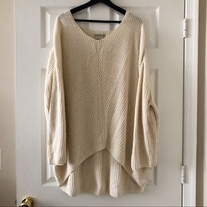 UO Oversized Cream Sweater